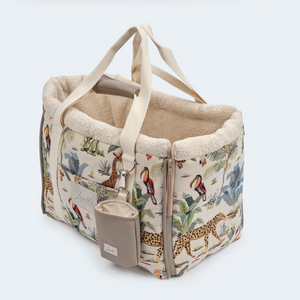 Leopold's Finest | Cosybag Kapstadt mit Jungle Muster Seitenansicht