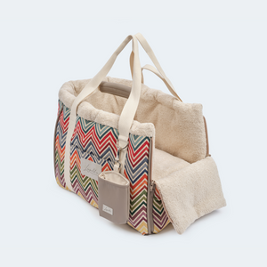 Leopold's Finest | Cosybag Portofino mit Chevron Muster Seitenansicht