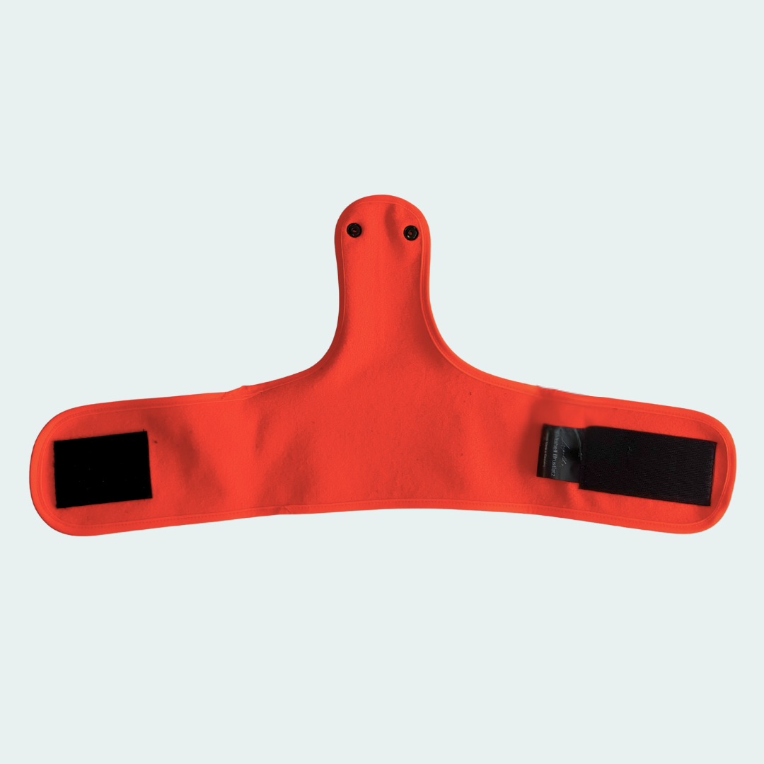 Ersatz Bauchschutz für Hundemantel Dackel Softshell orange