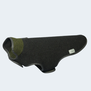 Leopold's Finest Hundemantel Loden anthrazit-oliv