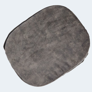 Leopold's Finest Orthopädische Hundematratze Anthrazit Rückseite aus Fleece