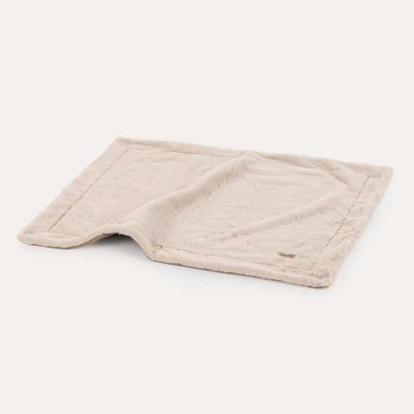 Leopold's Finest kuschelige, wendbare Hundedecke Aspen mit Webpelz- und Fleeceseite in taupe [taupe]