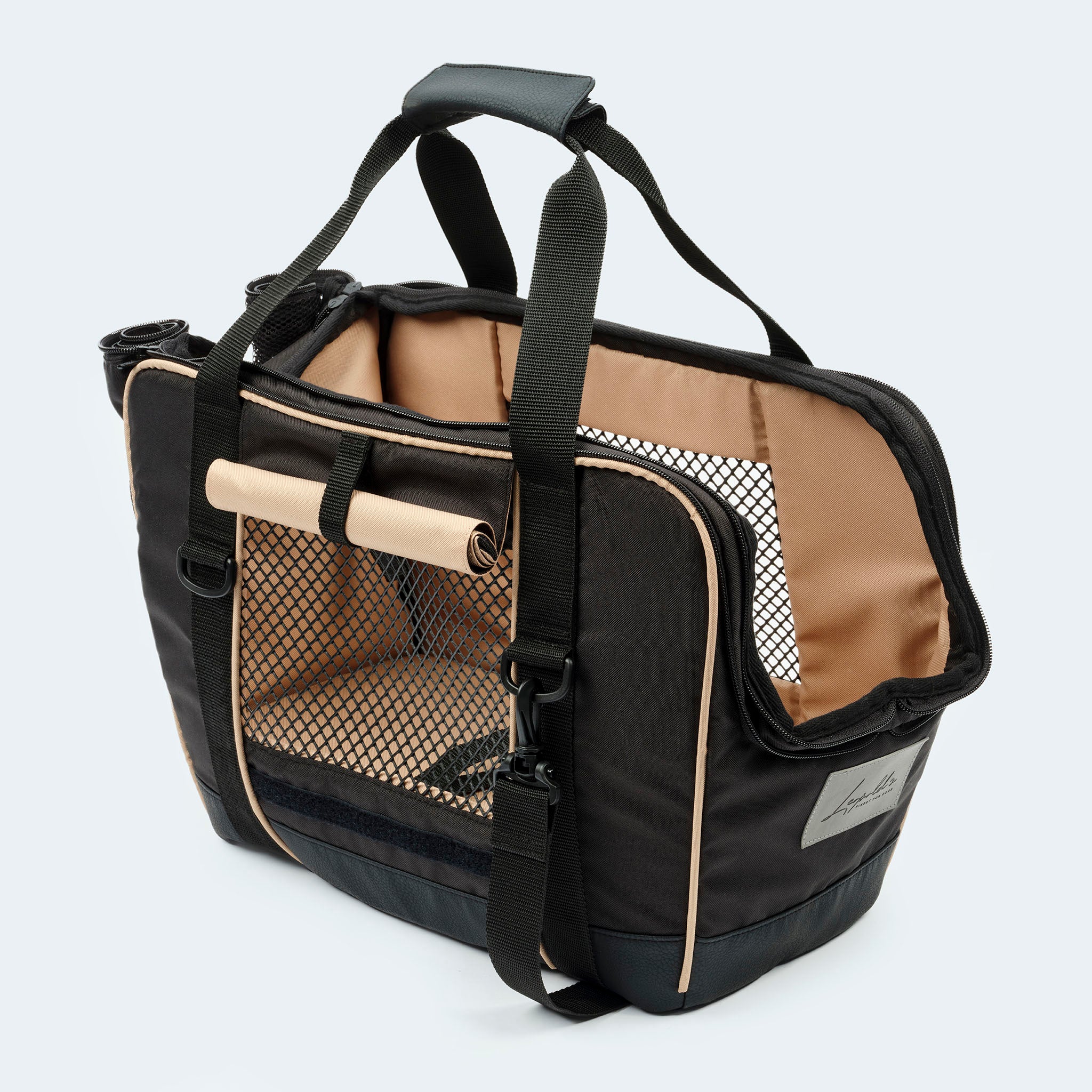 Bicycle bag for dogs black