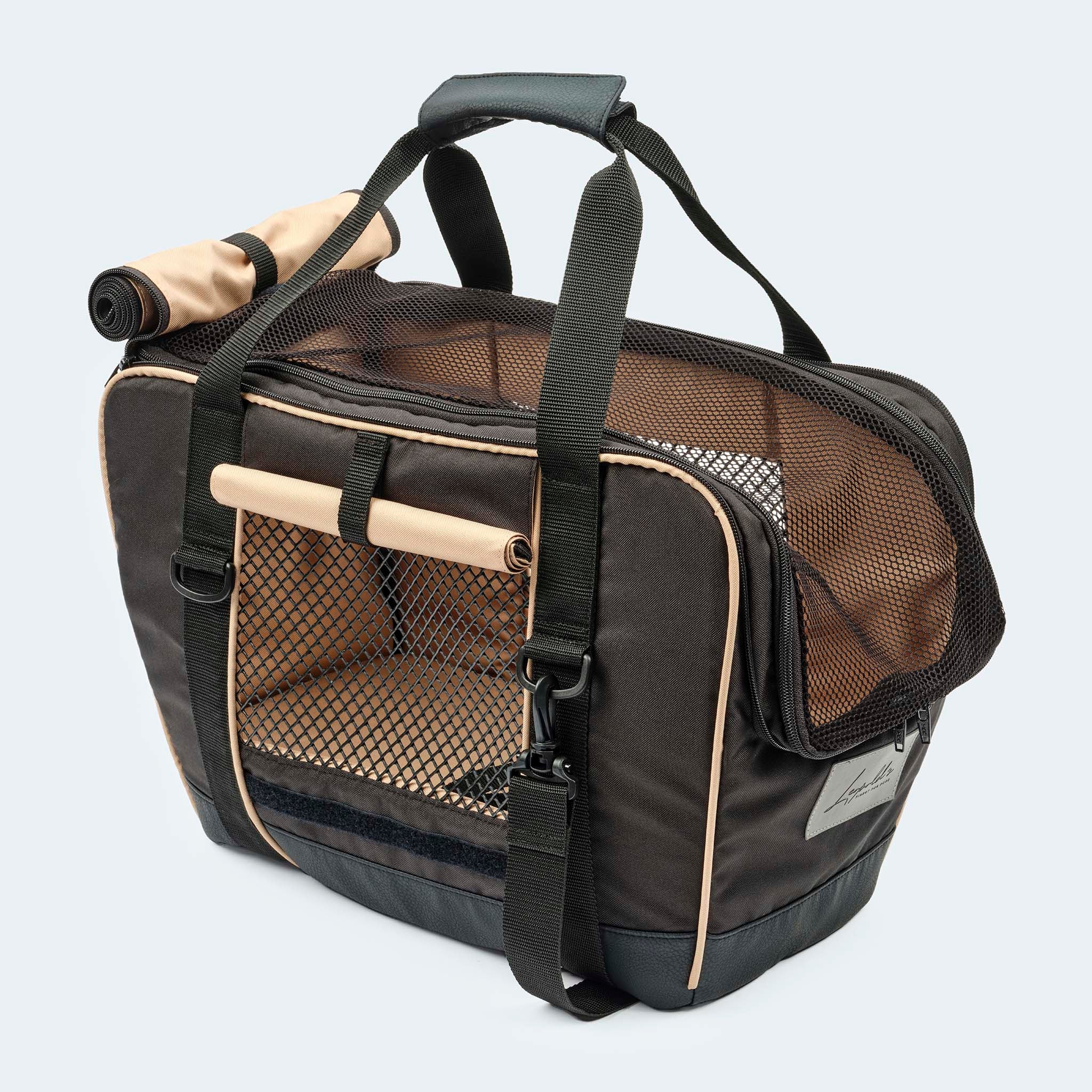 Bicycle bag for dogs black