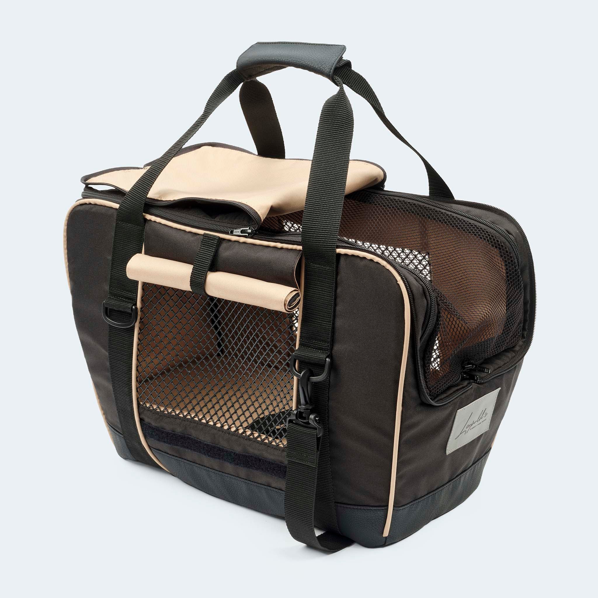 Bicycle bag for dogs black