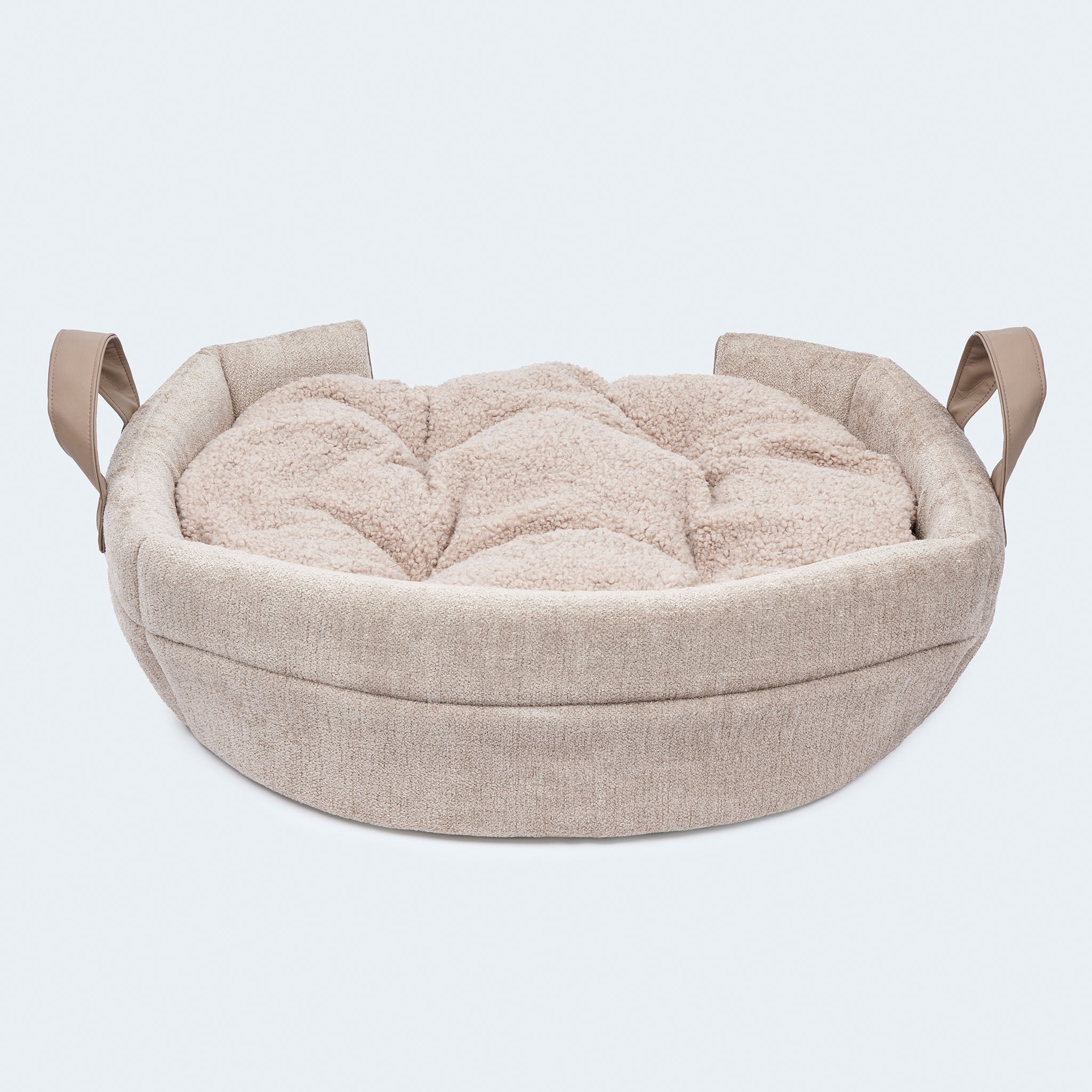 Hundehöhle und Hundebett Alpin beige