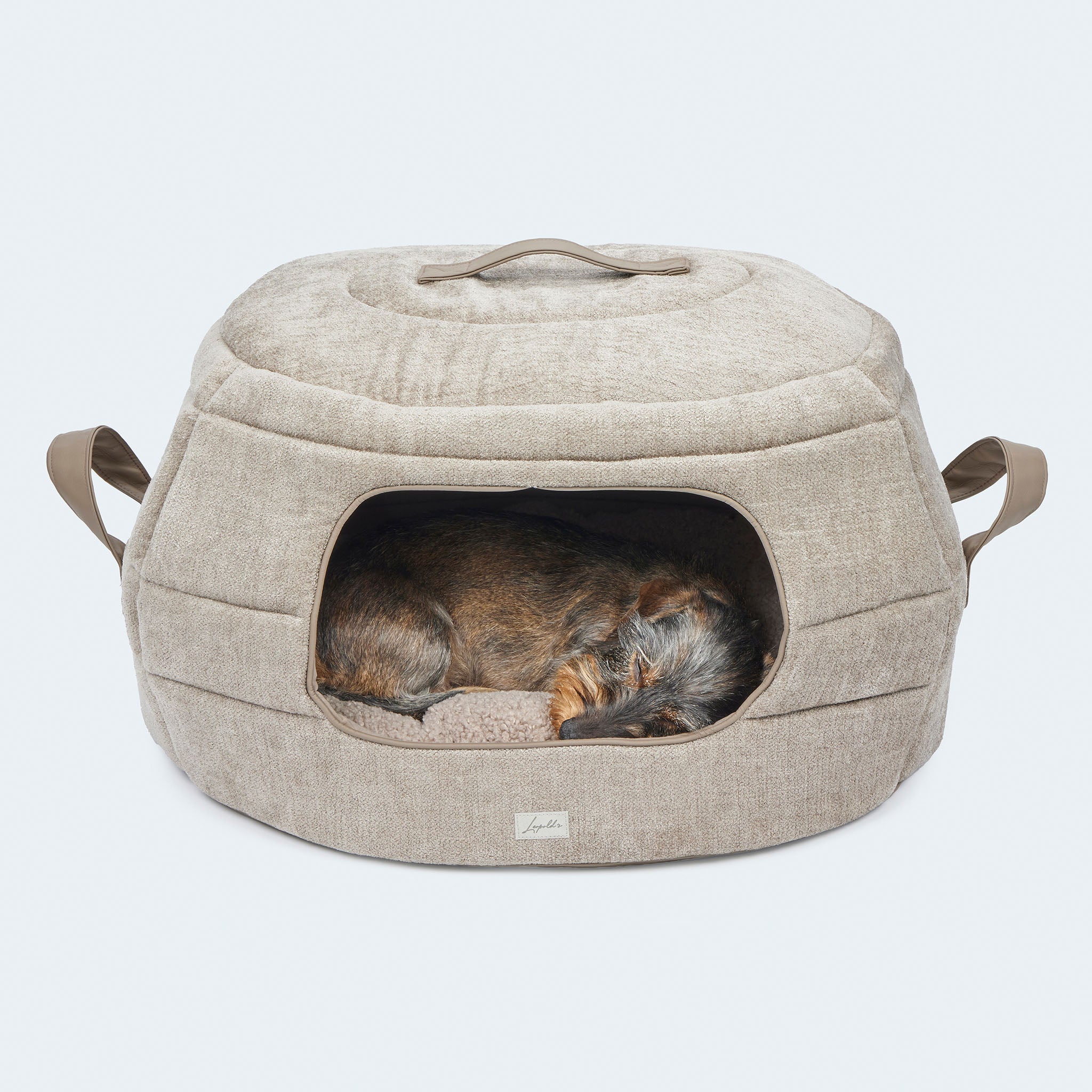 hundekissen höhle Dog cave and dog bed Alpin beige