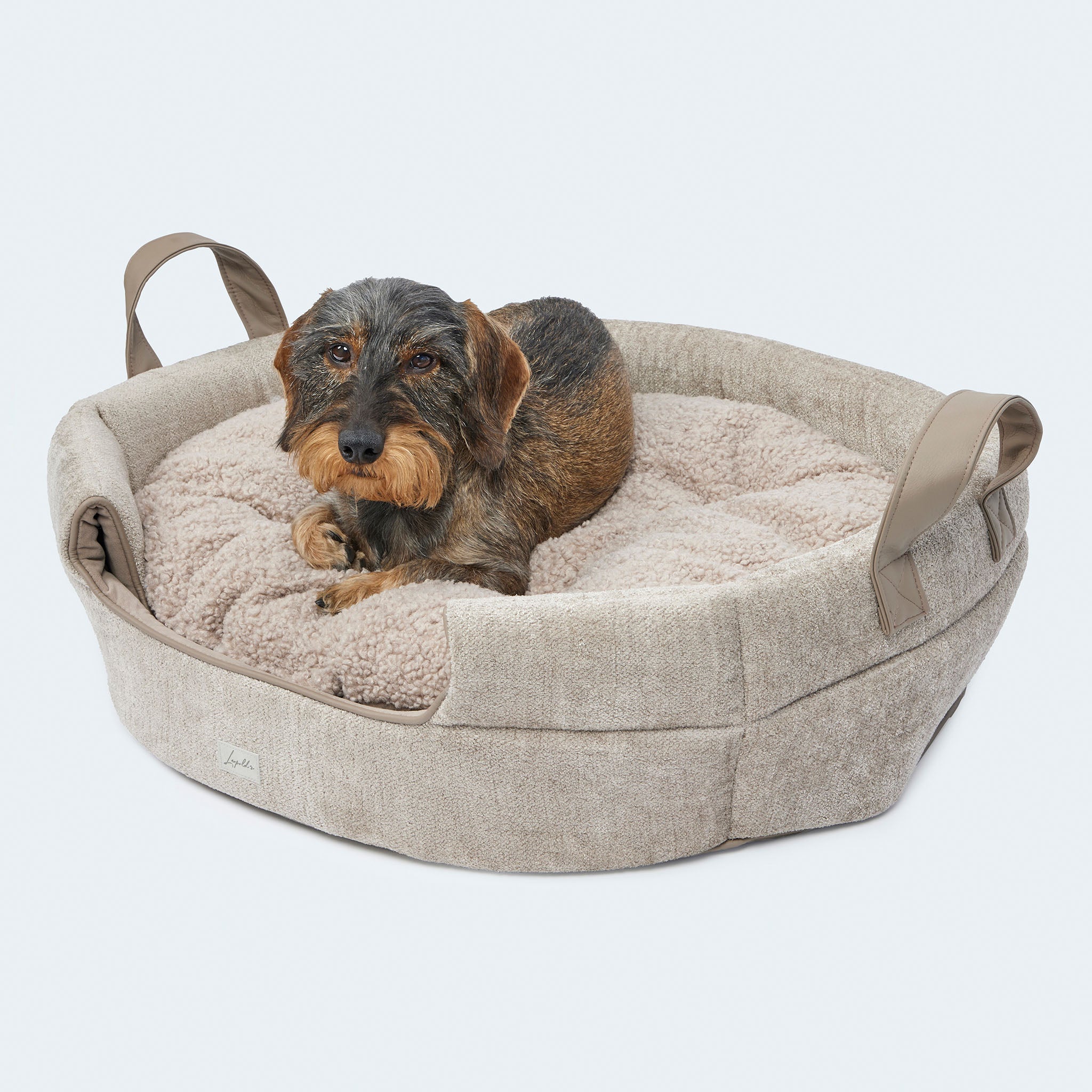 Hundehöhle und Hundebett Alpin beige
