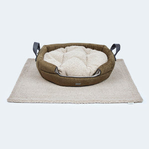 Hundehöhle und Hundebett Alpin oliv