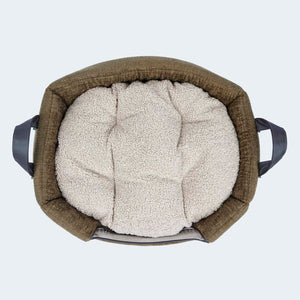 Hundehöhle und Hundebett Alpin oliv