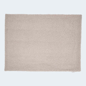 Dog blanket faux fur Leopold's oyster/grey