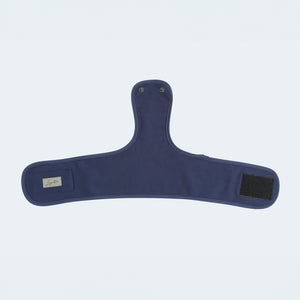 Ersatz Bauchschutz für Hundemantel Dackel Softshell blau