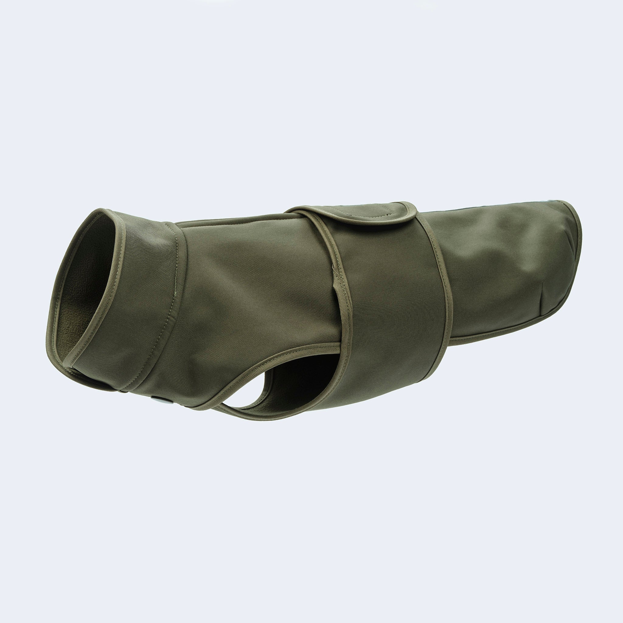 Leopold's Finest | Hundemantel Softshell für Dackel und kleine Hunde in oliv