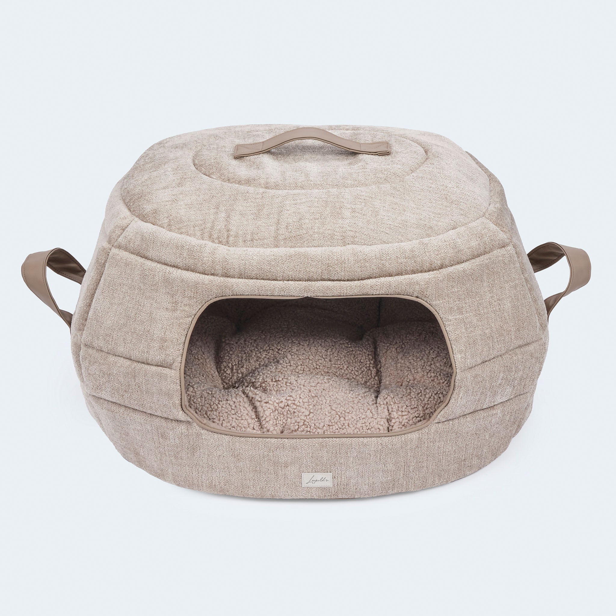 Hundehöhle und Hundebett Alpin beige