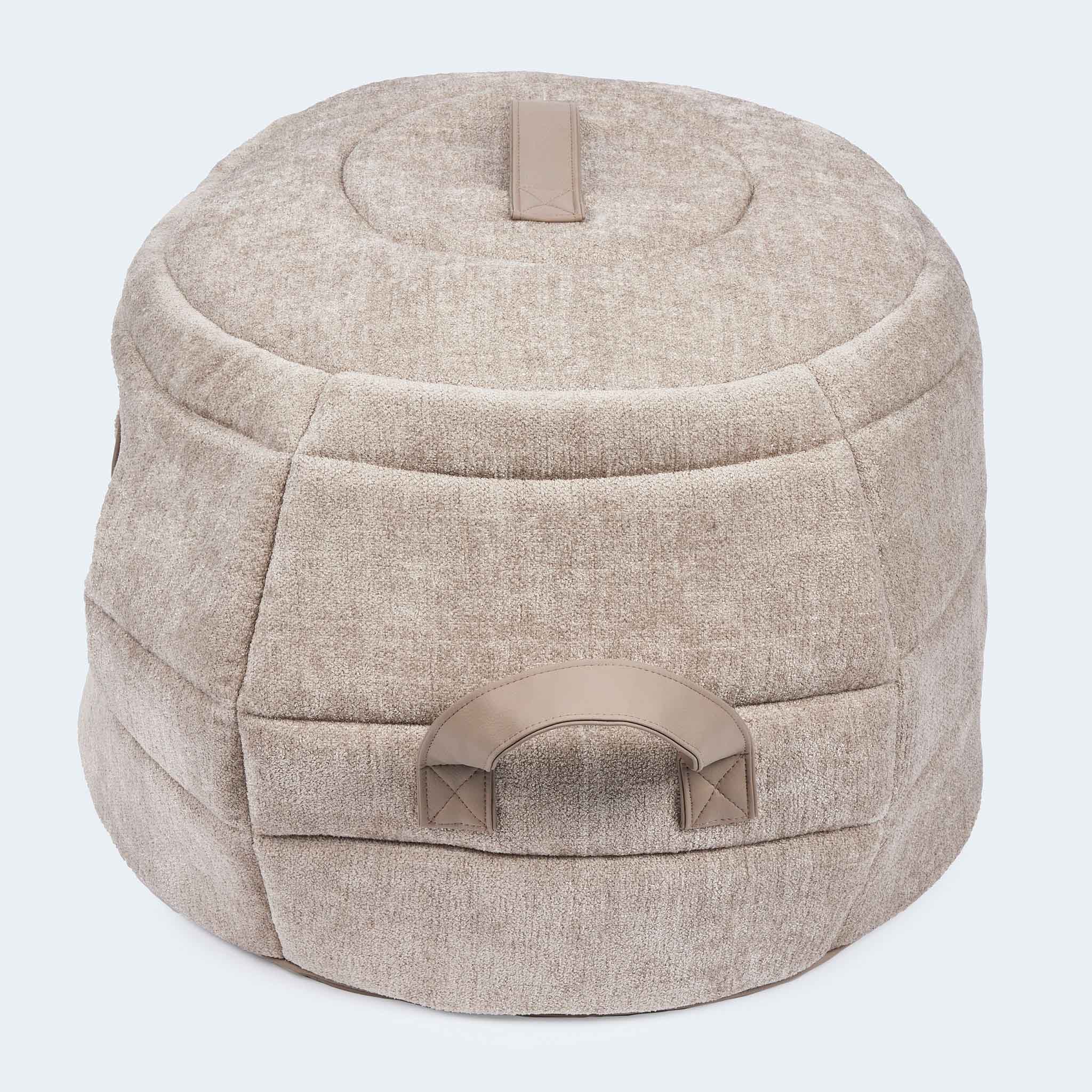 Hundehöhle und Hundebett Alpin beige