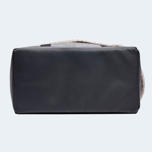 Hundetasche EasyLuxe für Dackel und kleine Hunde. Boden aus veganem Leder.