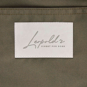 Hundetasche Nahaufnahme Logo Leopold's Finest For dogs