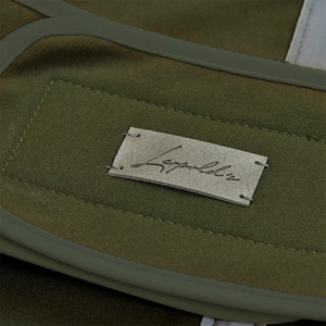 Hundemantel Dackel Softshell oliv