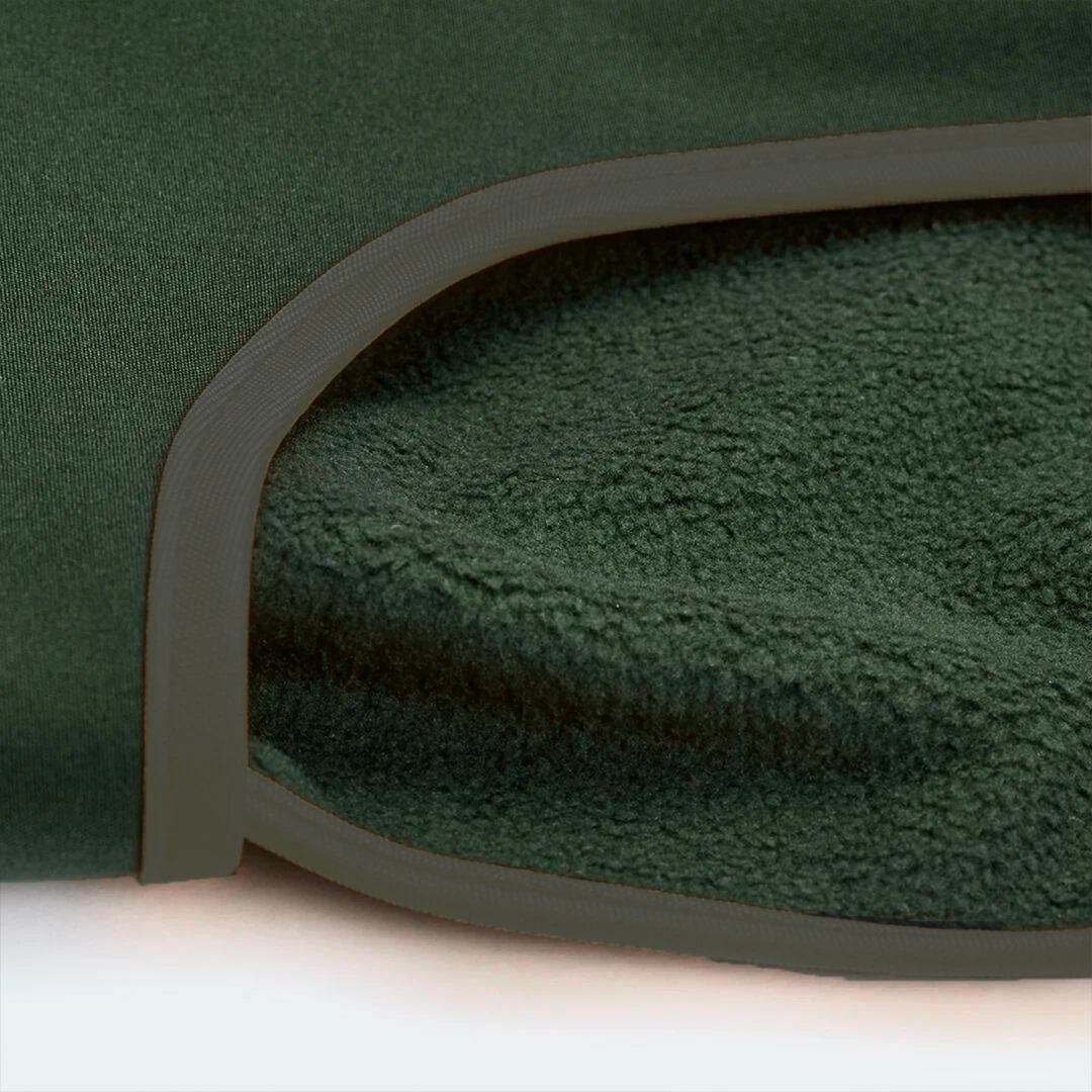 Hundemantel Dackel Softshell oliv