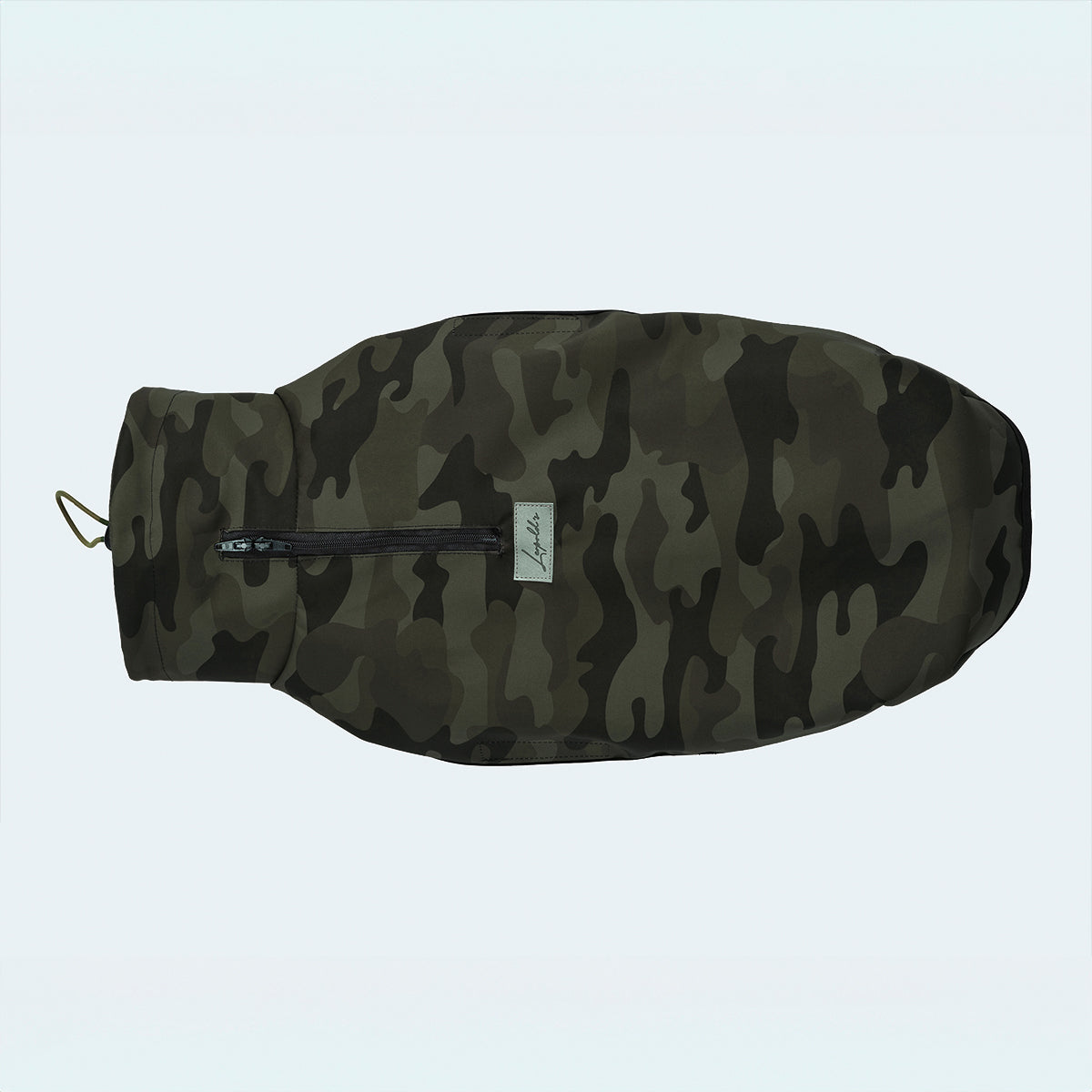 Hundemantel Windbreaker Camouflage dunkelgrün